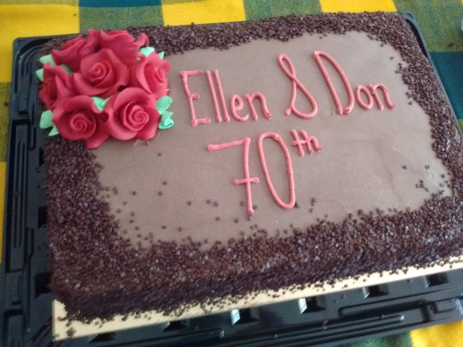 Joint 70th celebration in May 2019, (Don's was the previous Oct. 8th)